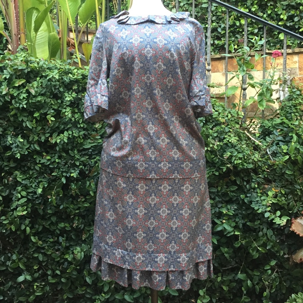 Marc by Marc Jacobs silk twill paisley dress